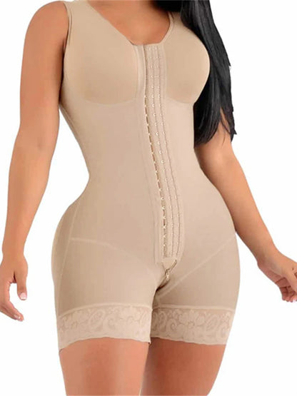 Viora™ High-Compression Short Girdle with Brooch